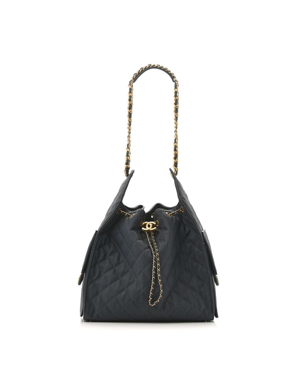 Canvas Quilted Medium Chanel 25 Handbag #352814C50B
